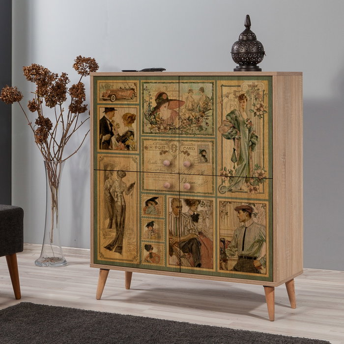 Hanah Home Multilux-732 Armario Multiusos Roble Sonoma Hanah Home Multilux-732 Armario Multiusos Roble Sonoma